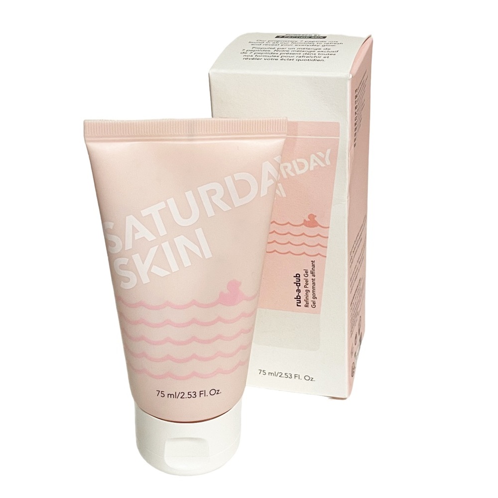 Saturday Skin Rub-A-Dub Refining Peel Gel 2.53oz Skincare Face NEW